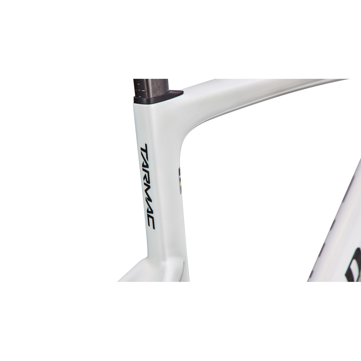 S-Works Tarmac SL9 raamikomplekt | Gloss White Silver Metallic - Obsidian Metallic