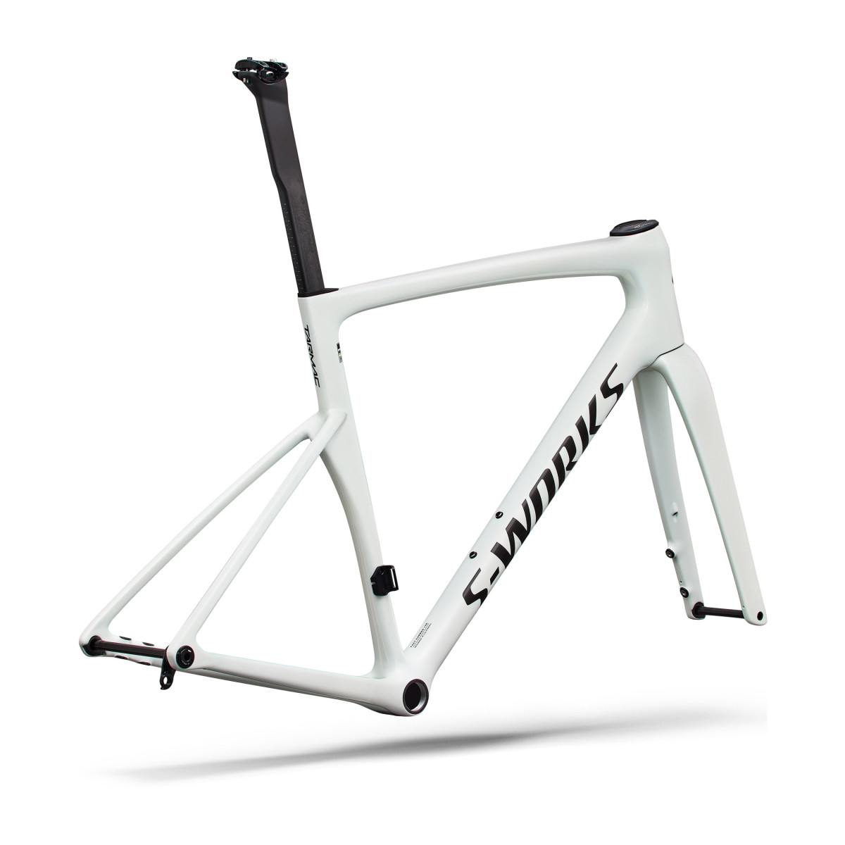 S-Works Tarmac SL9 raamikomplekt | Gloss White Silver Metallic - Obsidian Metallic