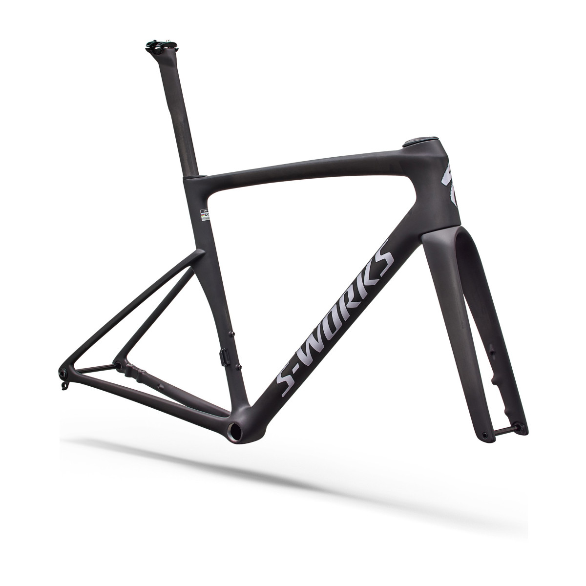 S-Works Tarmac SL9 raamikomplekt | Rtp Raw Carbon - Gloss Amethyst Frost