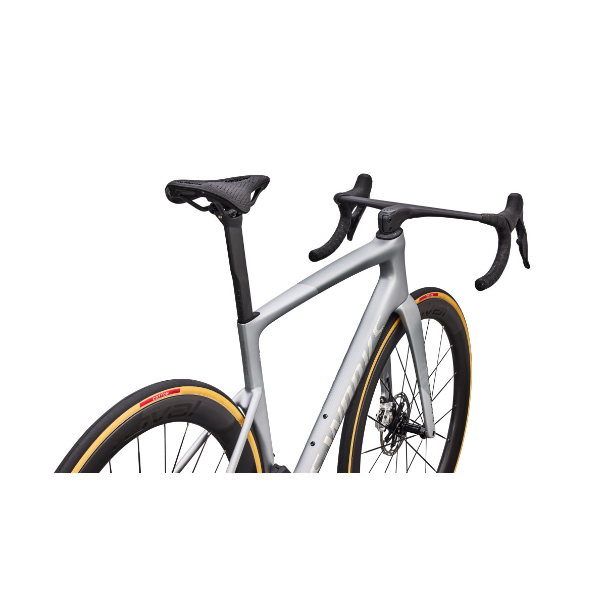 S-Works Tarmac SL9 maanteeratas | SRAM Red AXS | Satin Silver Dust - Gloss Chrome