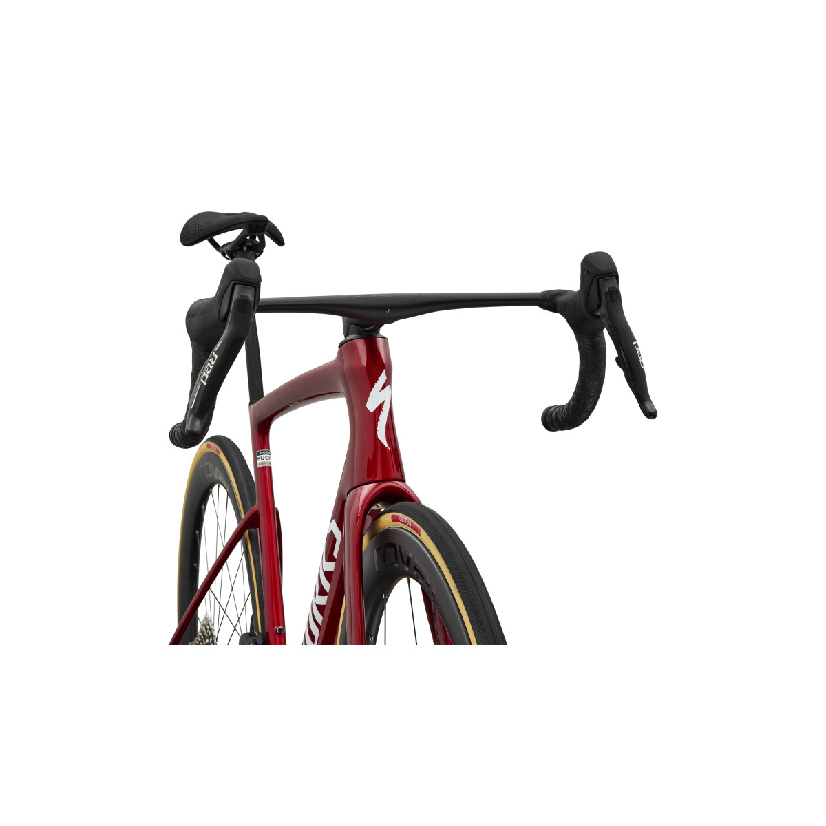 S-Works Tarmac SL9 maanteeratas | SRAM Red AXS | Gloss Ruby Metallic - White Silver Metallic