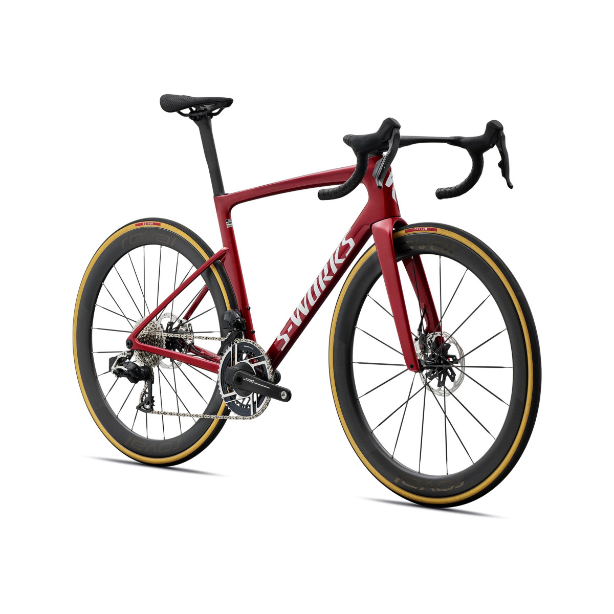 S-Works Tarmac SL9 maanteeratas | SRAM Red AXS | Gloss Ruby Metallic - White Silver Metallic