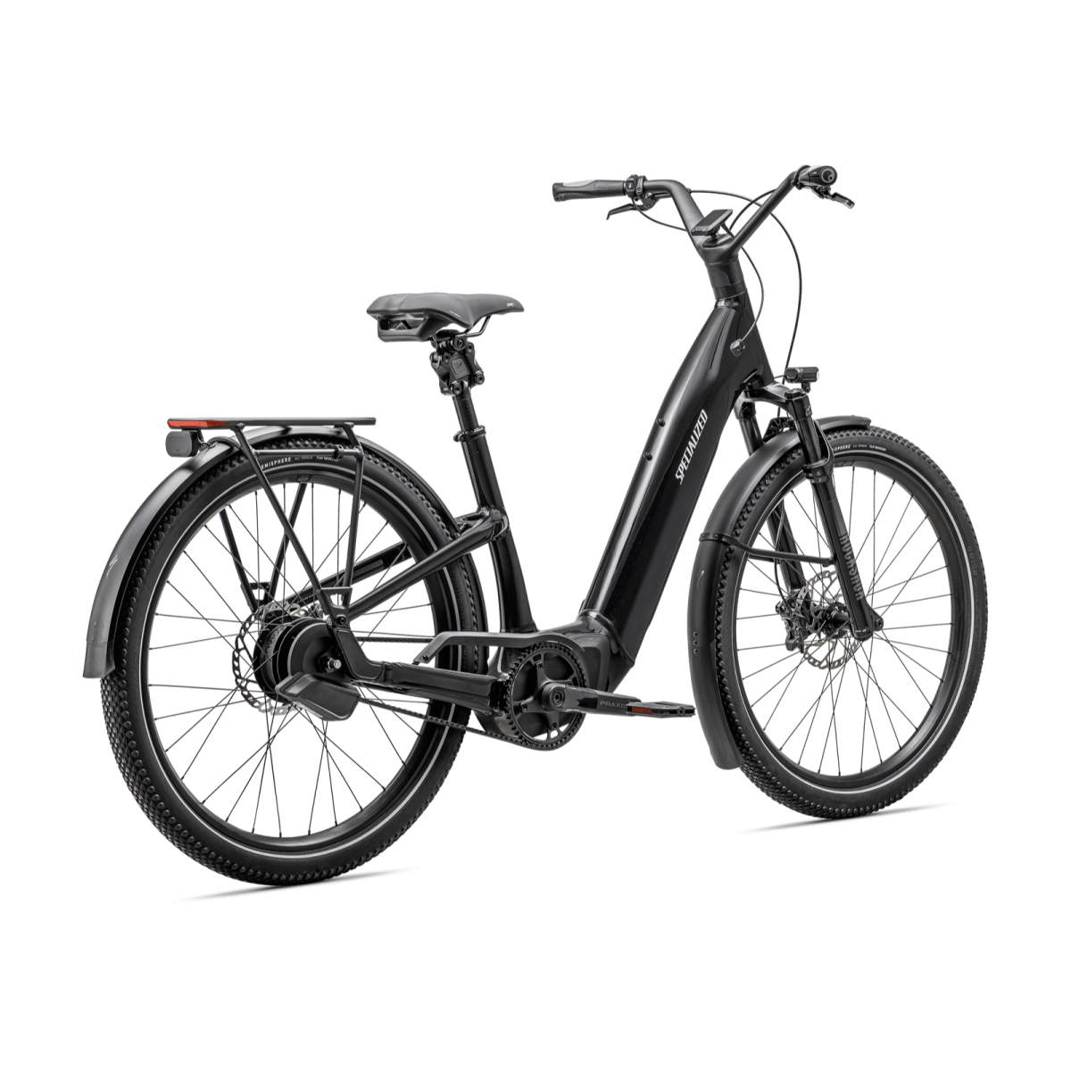 Specialized Turbo Como 5.0 IGH elektrovelosipēds | Gloss Cast Black - Satin Silver
