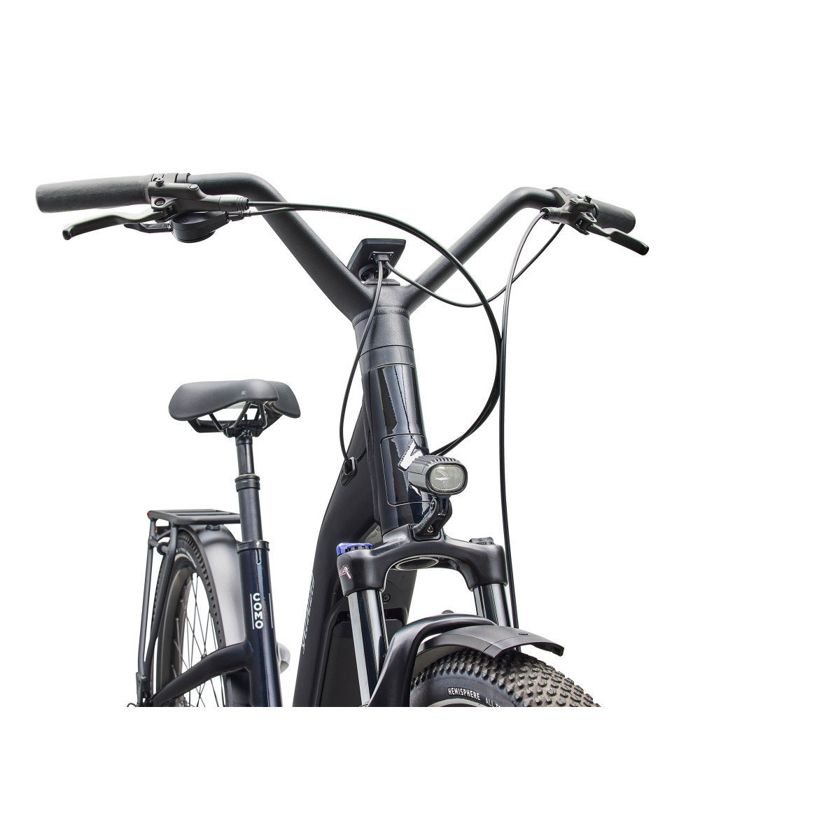 Specialized Turbo Como 4.0 elektrijalgratas | Gloss Metallic Dark Navy - Satin Silver Reflective