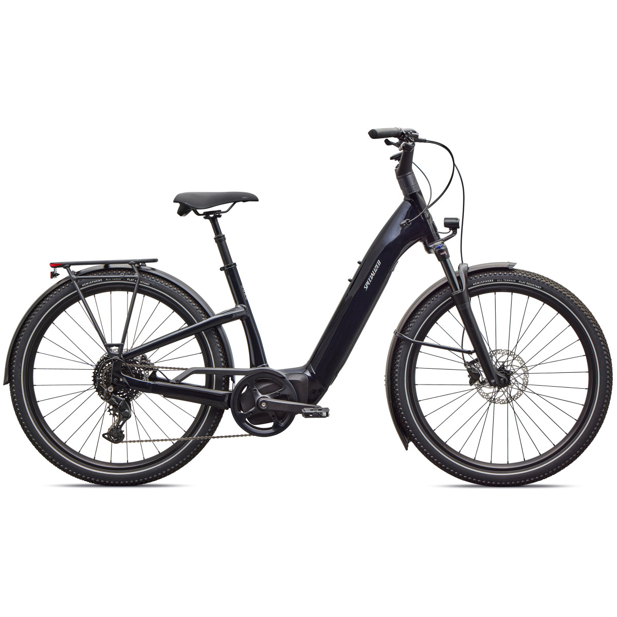 Specialized Turbo Como 4.0 elektrijalgratas | Gloss Metallic Dark Navy - Satin Silver Reflective