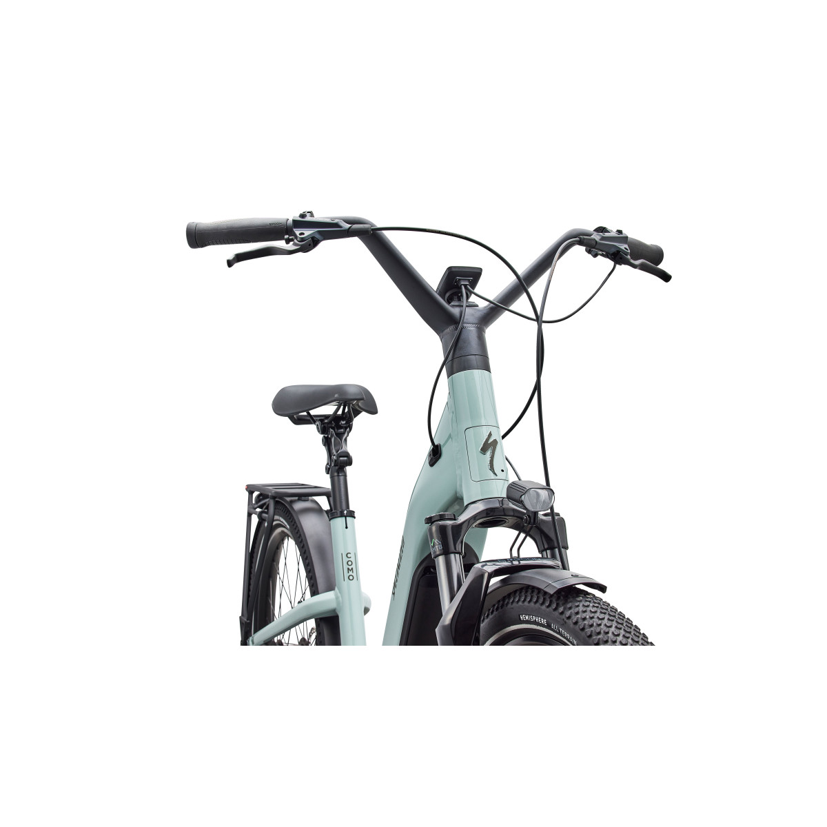 Specialized Turbo Como 5.0 IGH elektrijalgratas | Gloss Agave Grey - Oak Green Metallic