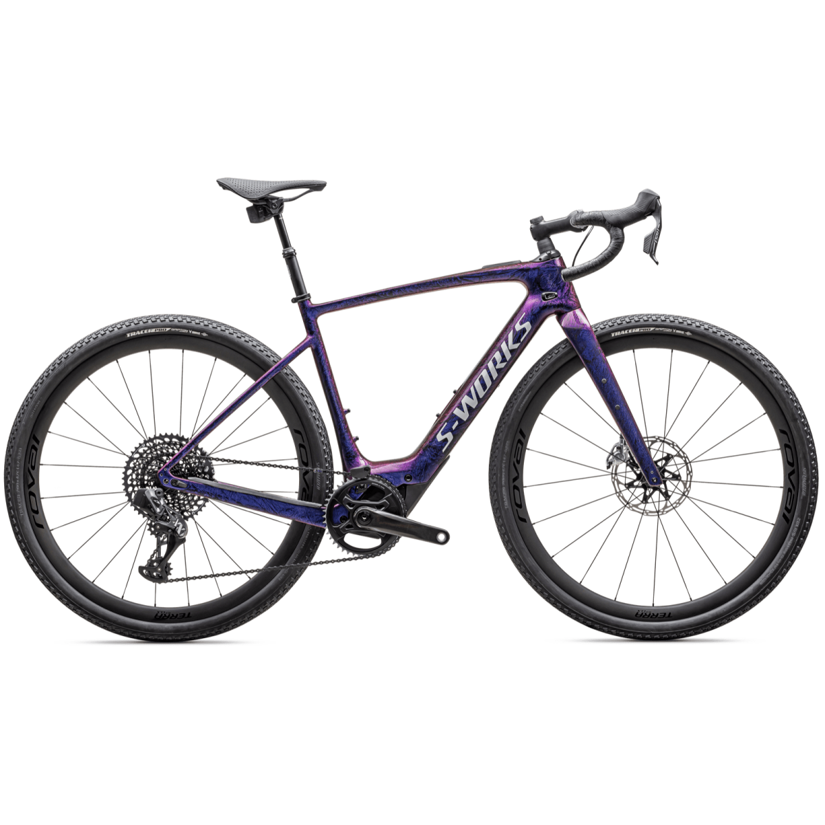 S-Works Turbo Creo 2 elektriskais velosipēds | Gloss Carbon - Red To Blue Pearl Strata