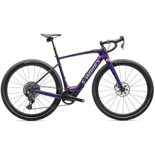 S-Works Turbo Creo 2 elektriratas | Gloss Carbon - Red To Blue Pearl Strata