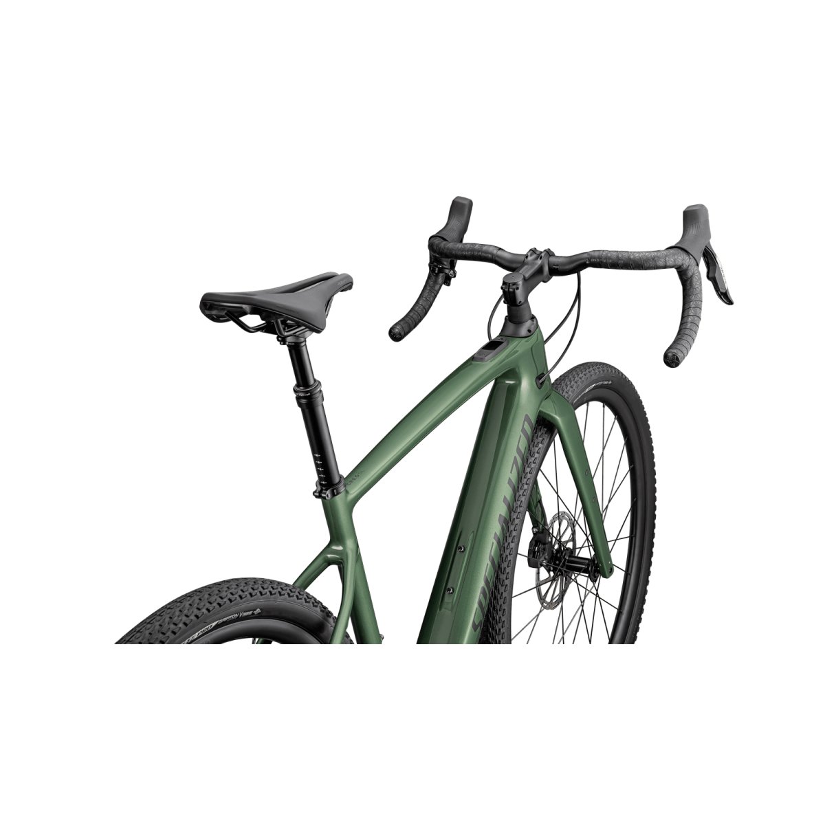 Specialized Turbo Creo 2 Comp E-Bike | Cypress Metallic - Black Liquid Metal