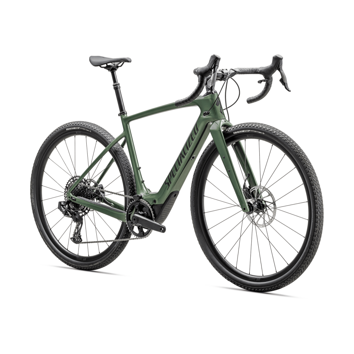 Specialized Turbo Creo 2 Comp E-Bike | Cypress Metallic - Black Liquid Metal