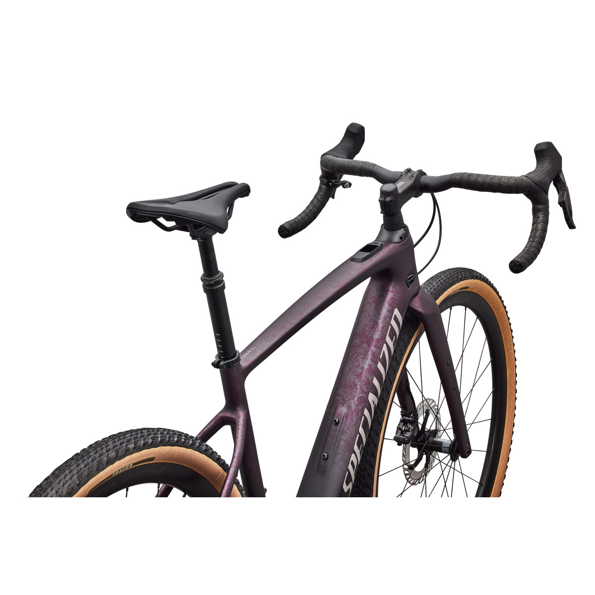 Specialized Turbo Creo 2 Expert elektriskais velosipēds | Satin Nebula Metallic - Bordeaux Metallic Dry Impasto