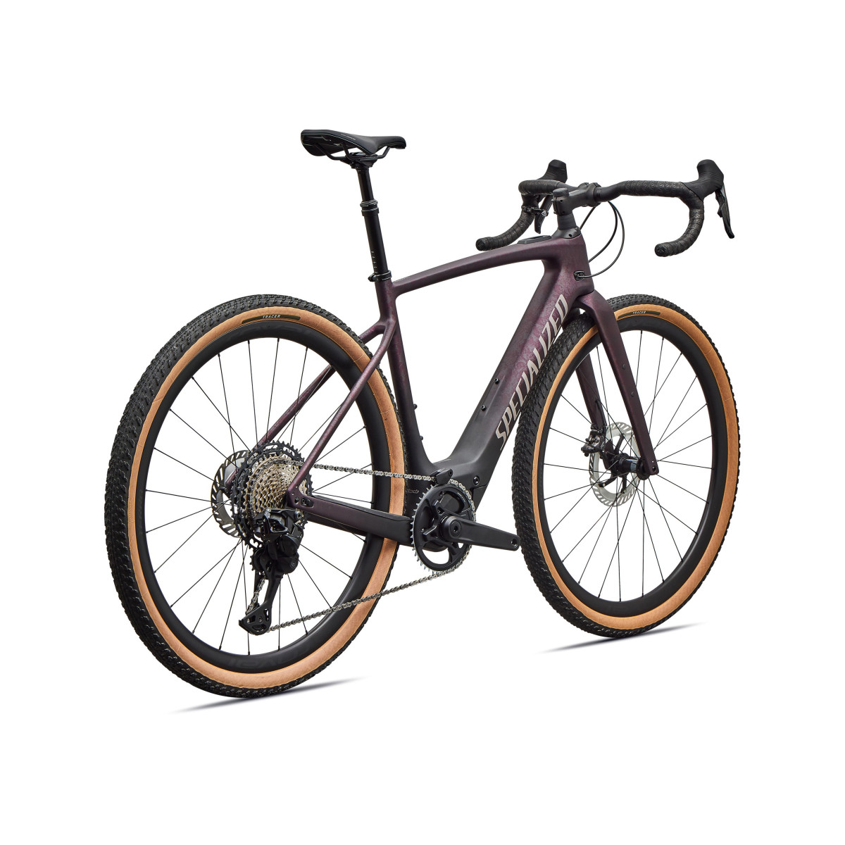 Specialized Turbo Creo 2 Expert elektriskais velosipēds | Satin Nebula Metallic - Bordeaux Metallic Dry Impasto