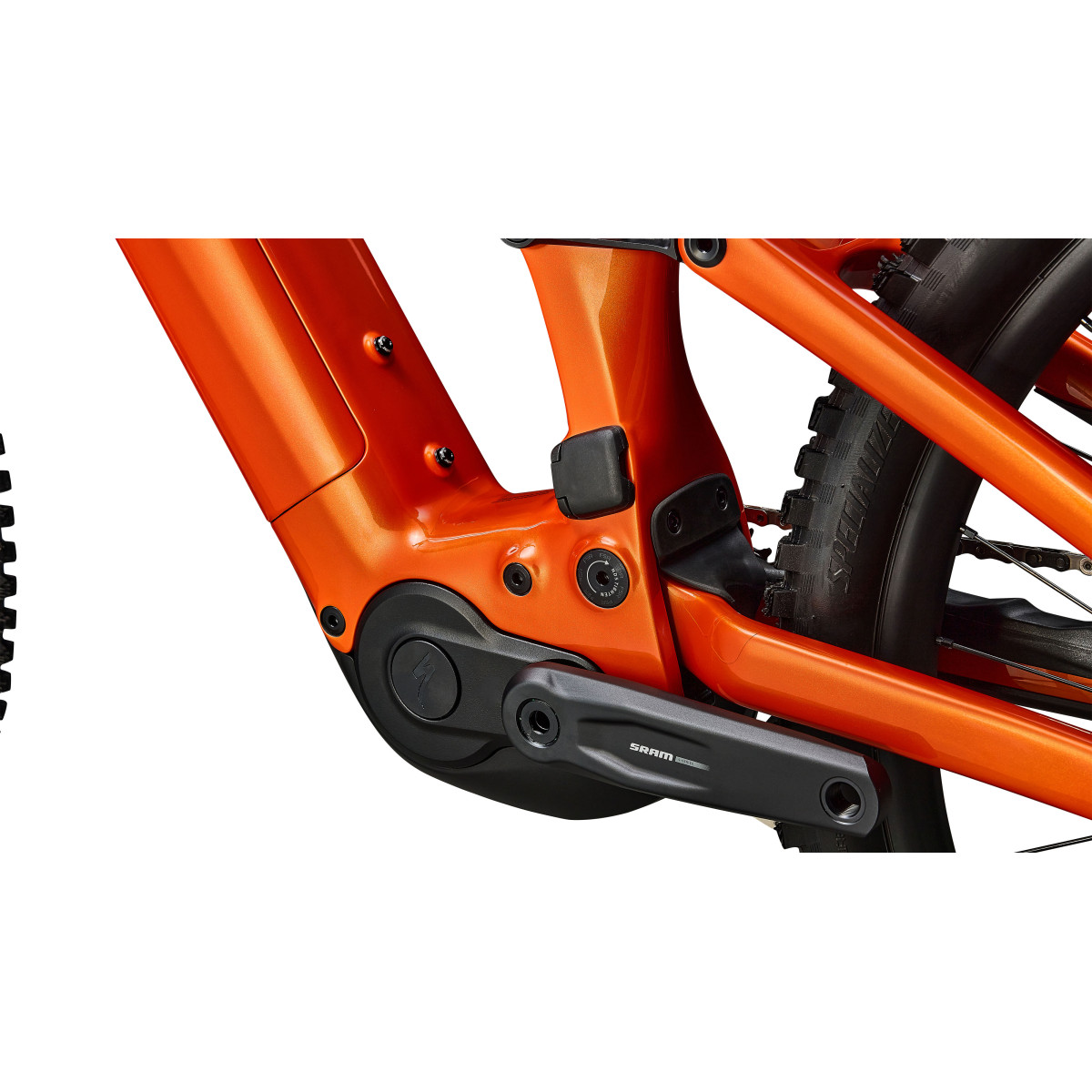 Specialized Turbo Levo 4 Comp elektrijalgratas | Gloss Orange Tint Over Silver Dust - Dark Navy