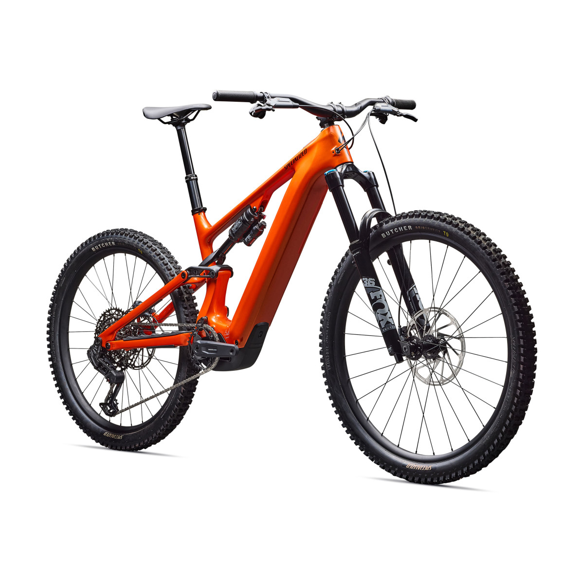 Specialized Turbo Levo 4 Comp elektrijalgratas | Gloss Orange Tint Over Silver Dust - Dark Navy