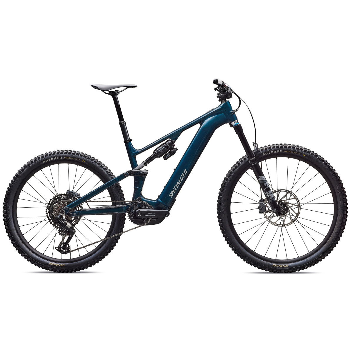 Specialized Turbo Levo 4 Comp Alloy elektrijalgratas | Gloss Deep Lake Metallic - Dune White