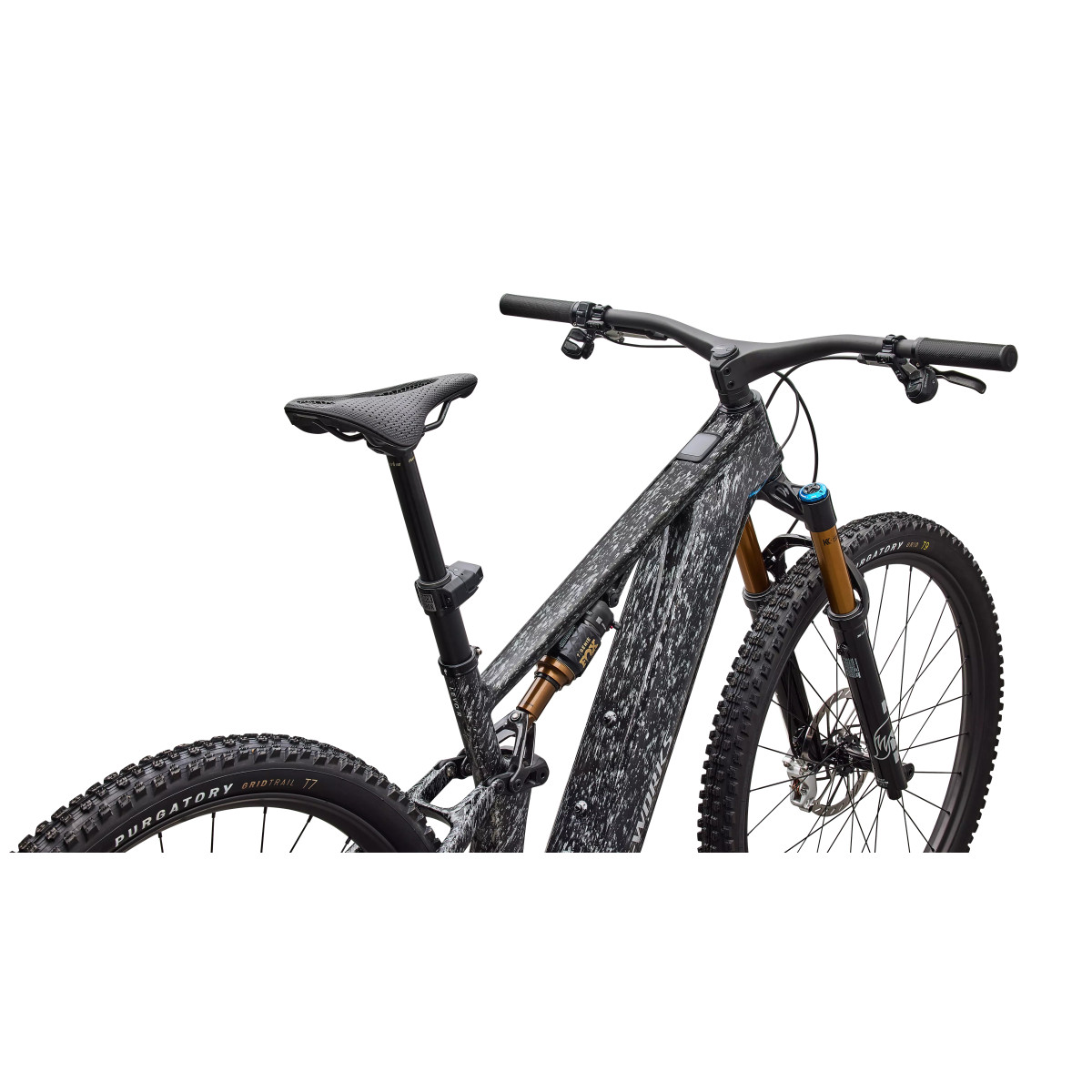 S-Works Turbo Levo R elektrijalgratas | Gloss Shadow Silver Blended Speckle