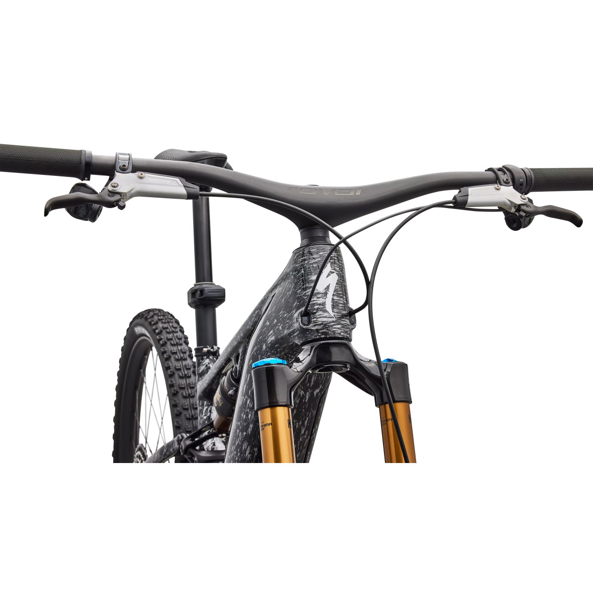 S-Works Turbo Levo R elektrijalgratas | Gloss Shadow Silver Blended Speckle