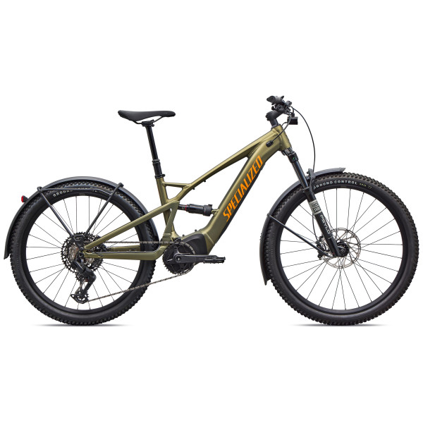 Specialized Turbo Tero X 5.0 elektrijalgratas | 29/27.5" | Satin Laurel Green Metallic - Orange Zest