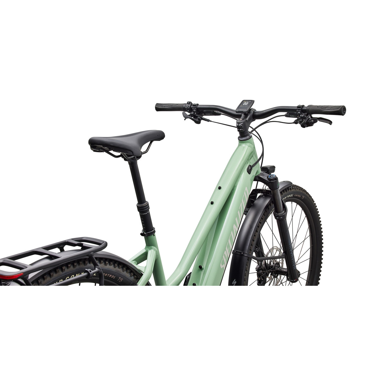 Specialized Turbo Tero 5.0 EQ Step-Through elektrijalgratas | Gloss Pistachio - Dolomite