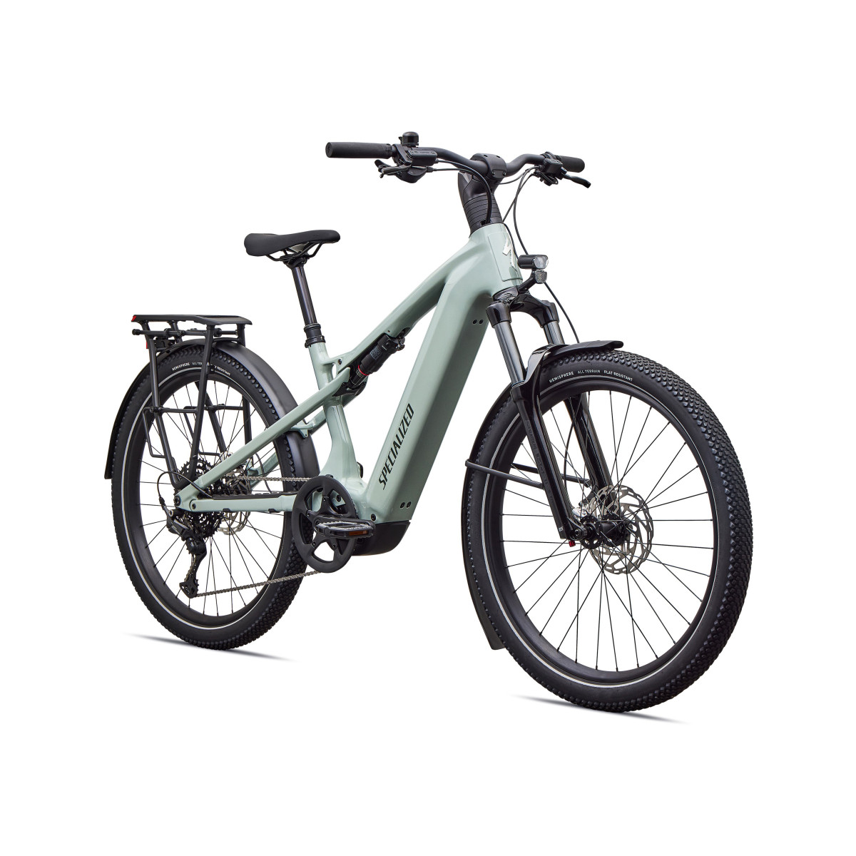 Specialized Turbo Vado 3 X 4.0 elektrijalgratas | Gloss Agave Grey - Oak Green Metallic