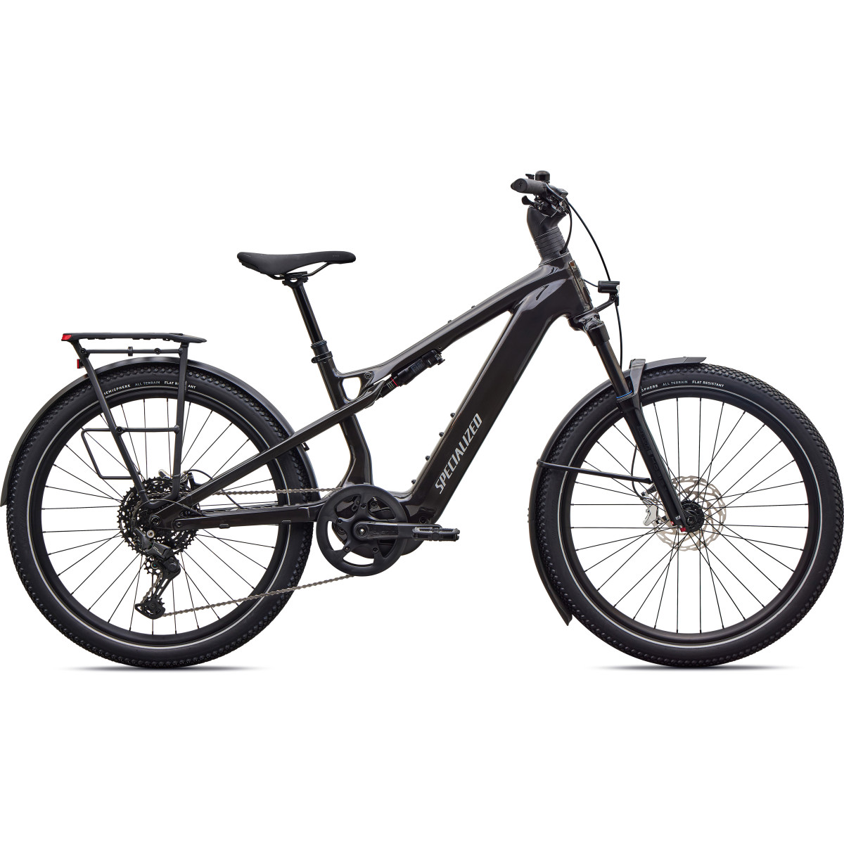 Specialized Turbo Vado 3 X 4.0 elektrijalgratas | Gloss Obsidian - Satin Silver Dust Frost