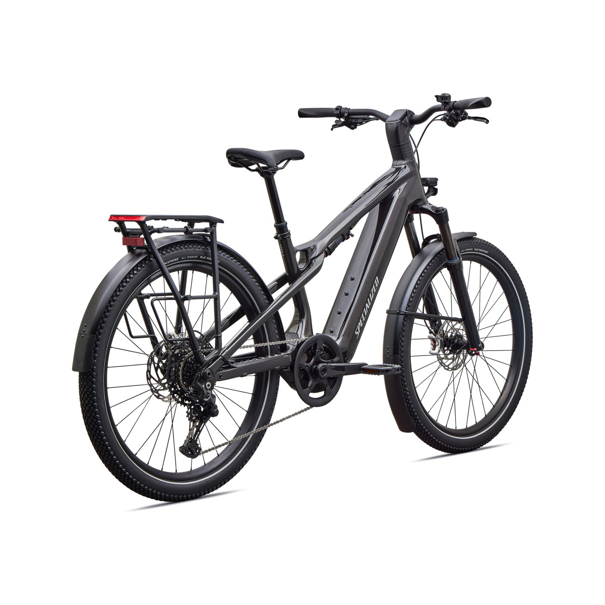 Specialized Turbo Vado 3 X 4.0 elektrijalgratas | Gloss Obsidian - Satin Silver Dust Frost