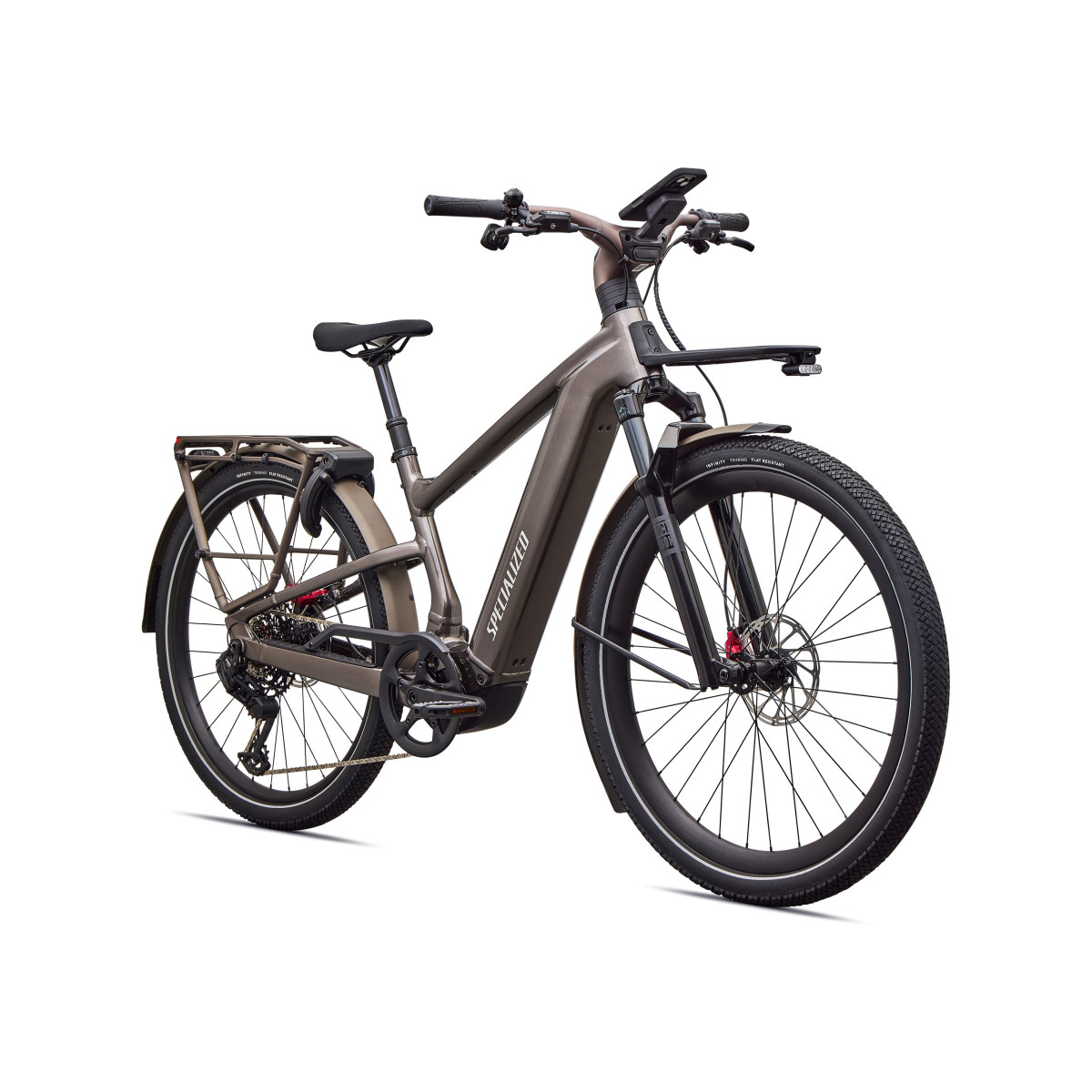 Specialized Turbo Vado 3 6.0 elektrijalgratas | Gloss Warm Smoke Metallic - Satin Brushed Chrome