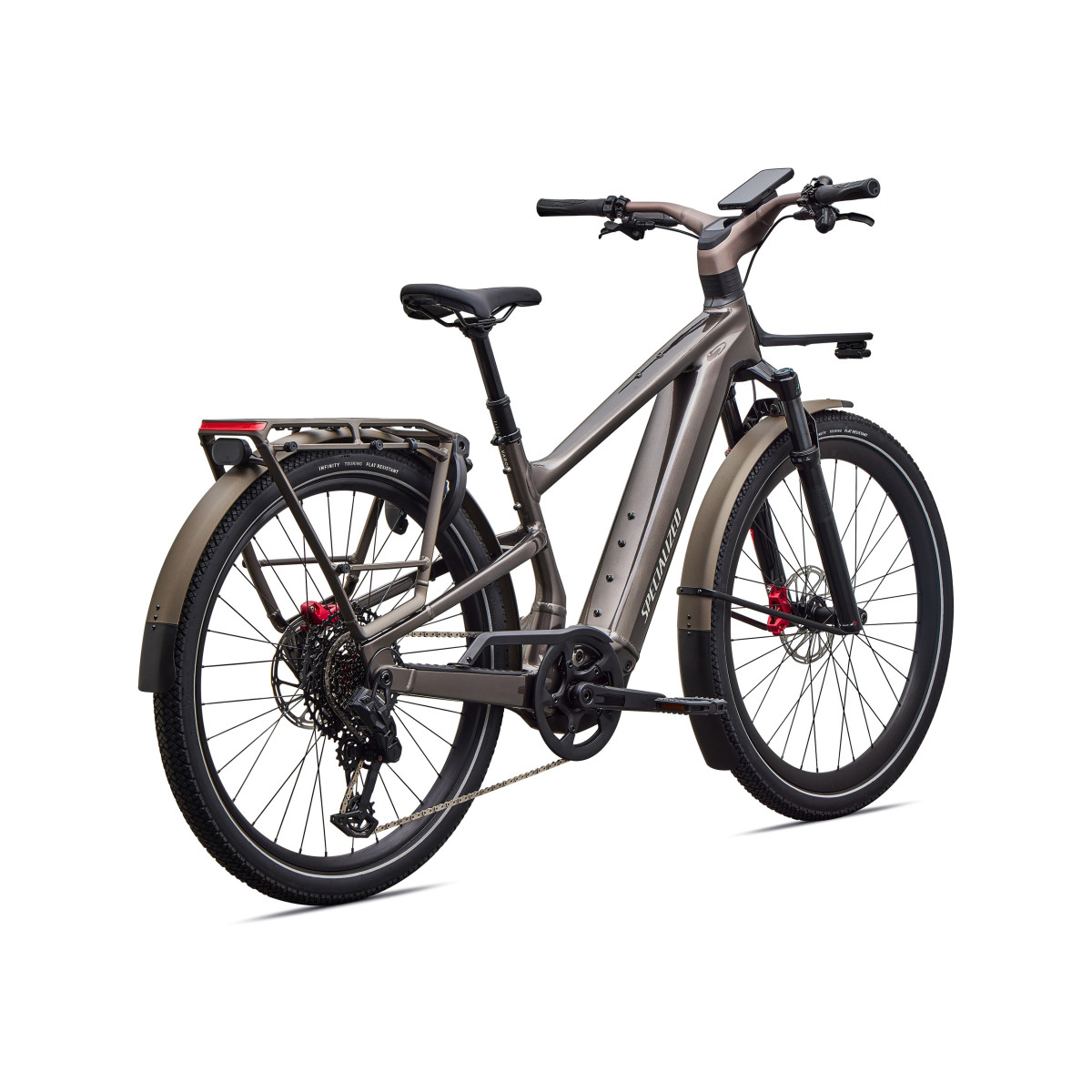 Specialized Turbo Vado 3 6.0 elektrijalgratas | Gloss Warm Smoke Metallic - Satin Brushed Chrome
