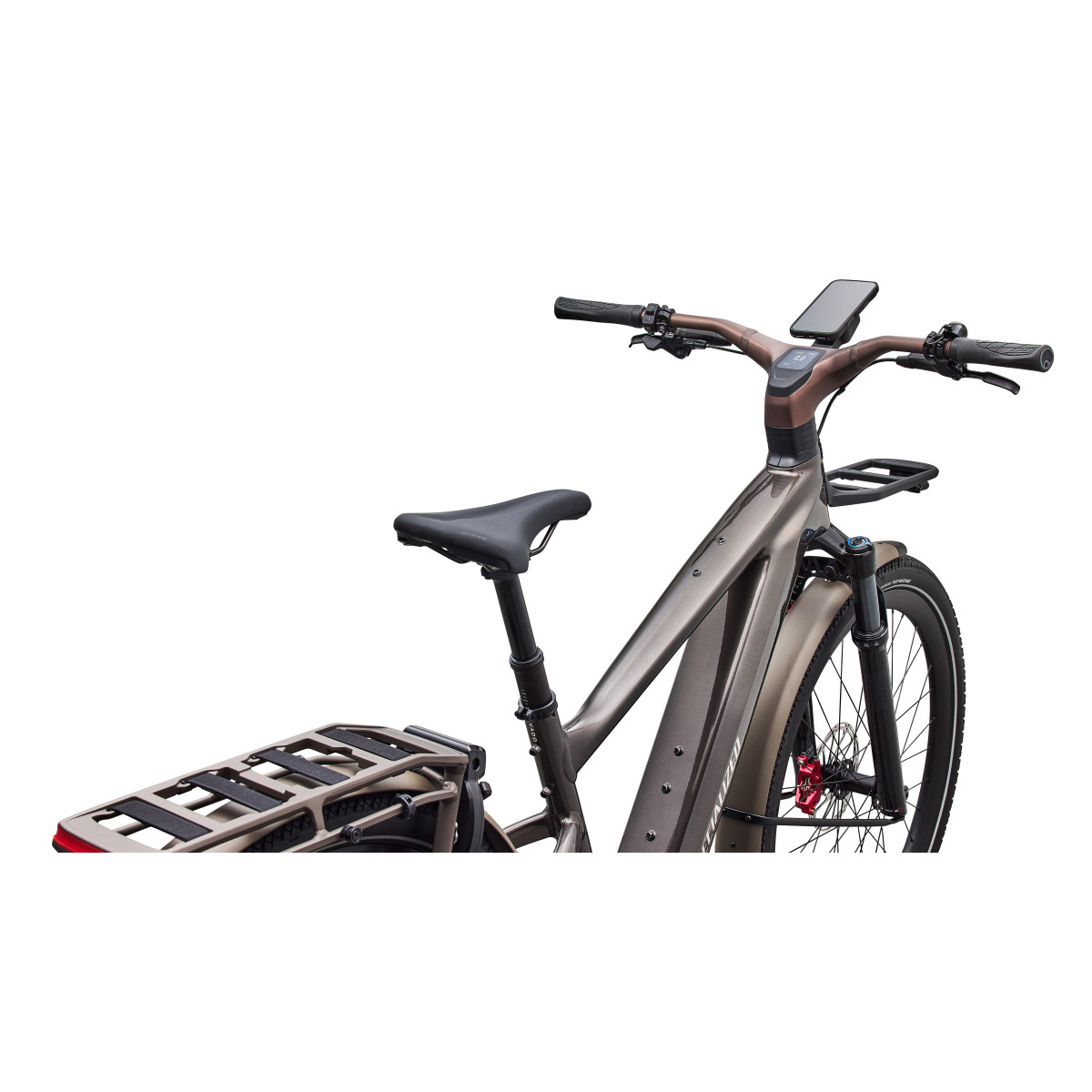 Specialized Turbo Vado 3 6.0 IGH elektrijalgratas | Gloss Warm Smoke Metallic - Satin Brushed Chrome