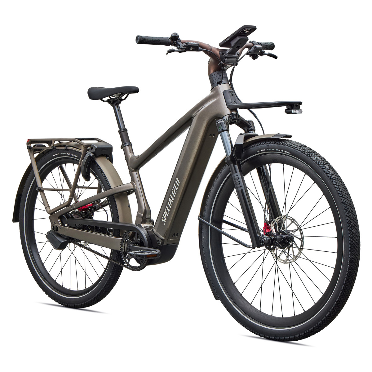 Specialized Turbo Vado 3 6.0 IGH elektrijalgratas | Gloss Warm Smoke Metallic - Satin Brushed Chrome