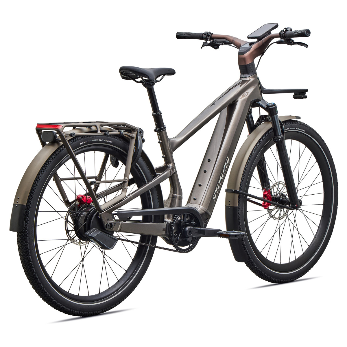 Specialized Turbo Vado 3 6.0 IGH elektrijalgratas | Gloss Warm Smoke Metallic - Satin Brushed Chrome
