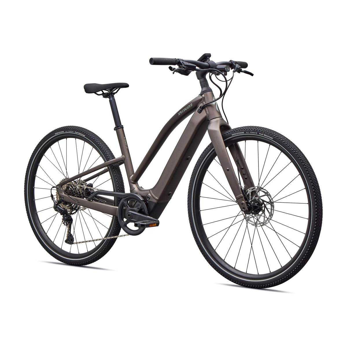 Specialized Turbo Vado SL 2 4.0 Step-Through elektrijalgratas | Satin Gun Metal - Agave Grey Frost Reflective