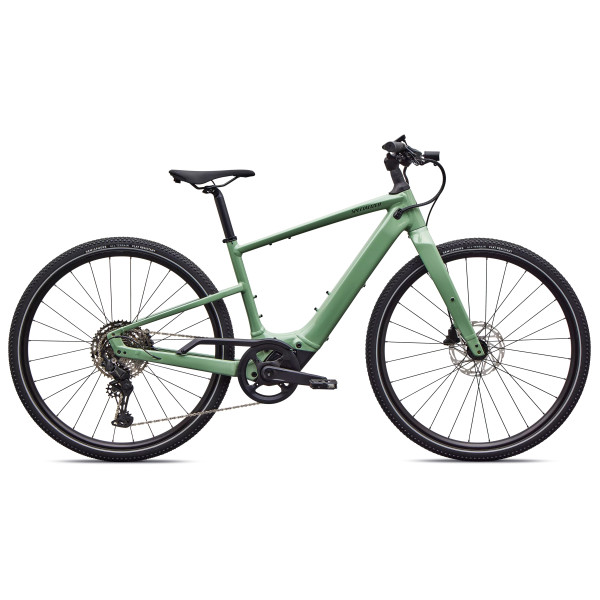 Specialized Turbo Vado SL 2 4.0 elektrijalgratas | Gloss Pistachio - Oak Green Metallic Frost Reflective