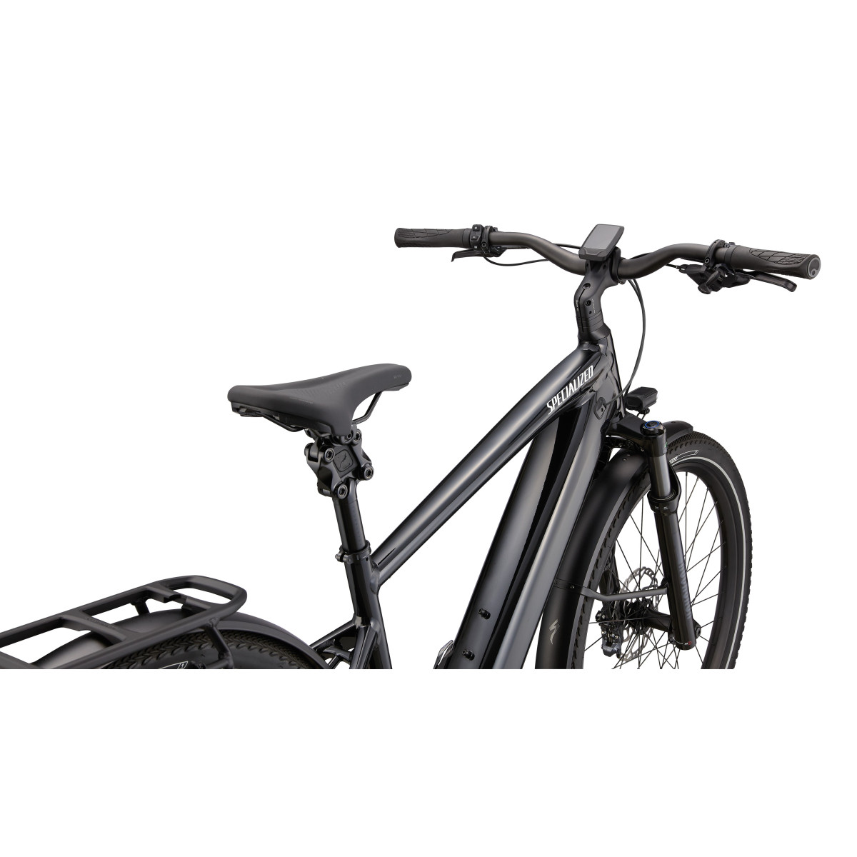 Specialized Turbo Vado 5.0 elektriratas | Gloss Castblack - Satin Silver