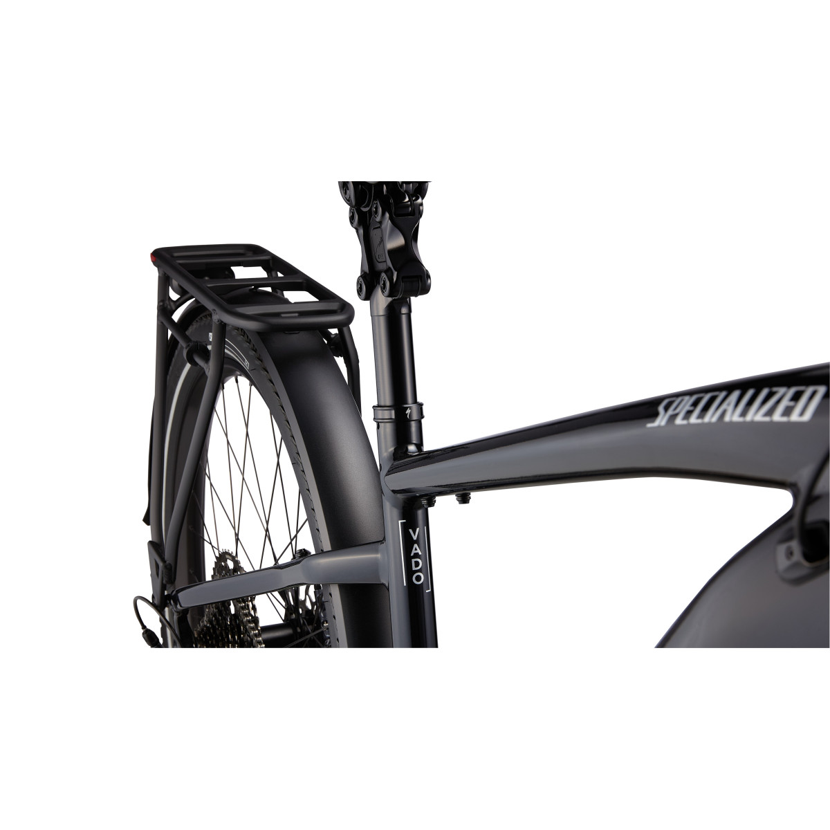 Specialized Turbo Vado 5.0 elektriratas | Gloss Castblack - Satin Silver