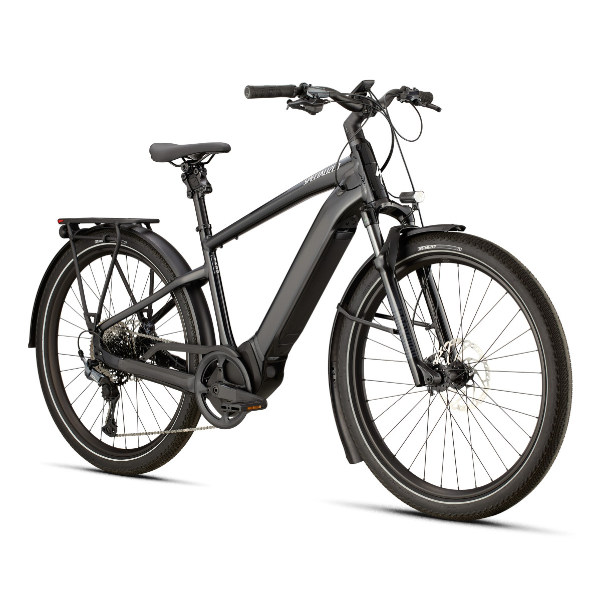 Specialized Turbo Vado 5.0 elektriratas | Gloss Castblack - Satin Silver