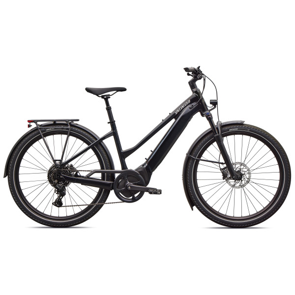 Specialized Turbo Vado 4.0 Step-Through elektriratas | Gloss Castblack - Satin Silver