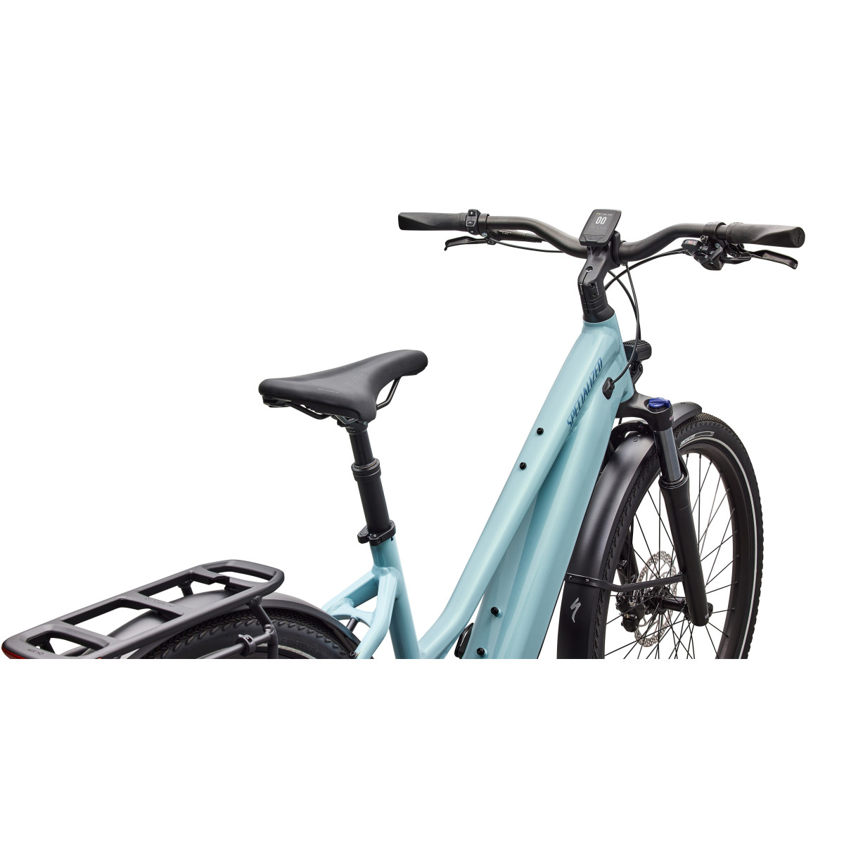 Specialized Turbo Vado 4.0 Step-Through elektriskais velosipēds | Gloss Seafoam - Lapis Pearl