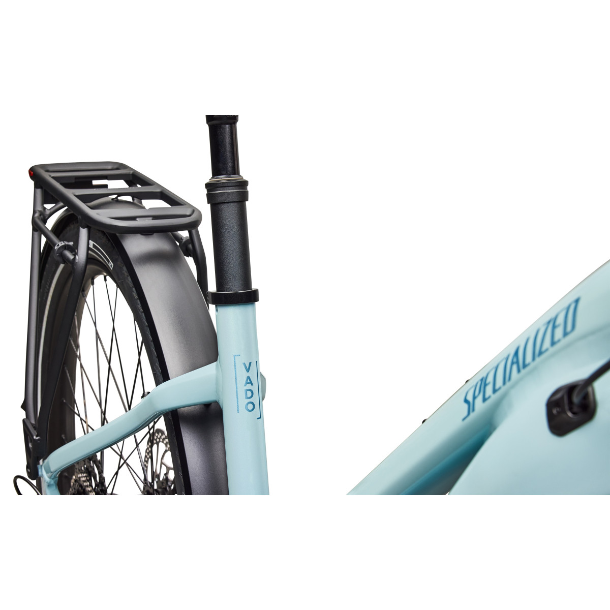 Specialized Turbo Vado 4.0 Step-Through elektriskais velosipēds | Gloss Seafoam - Lapis Pearl
