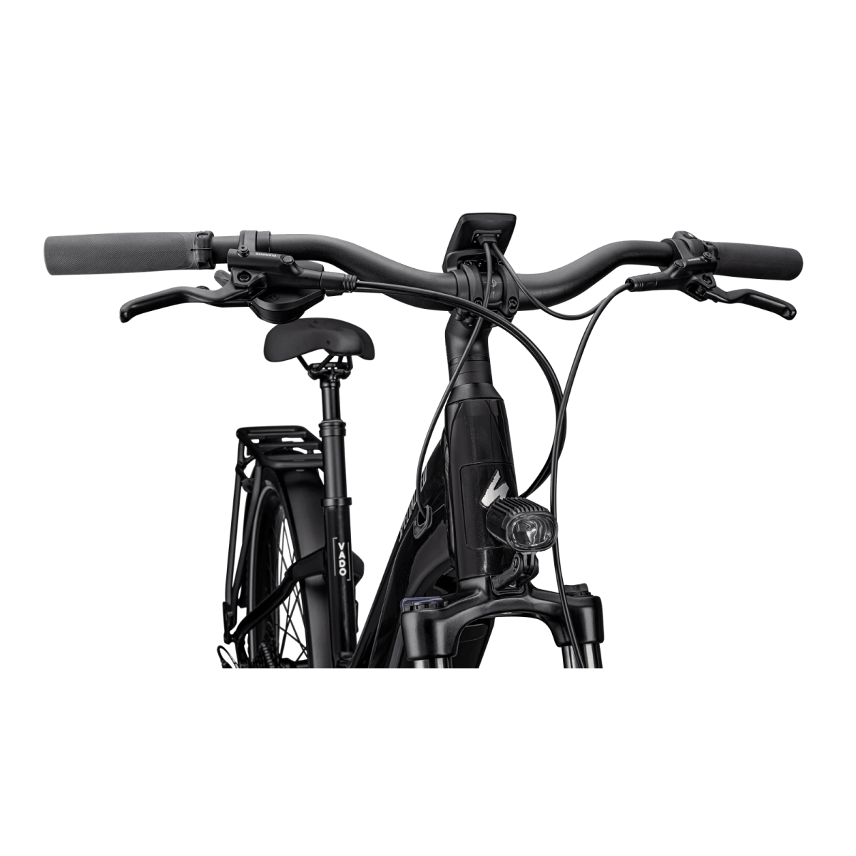 Specialized Turbo Vado 4.0 Step-Through E-Bike | Gloss Castblack - Satin Silver Reflective