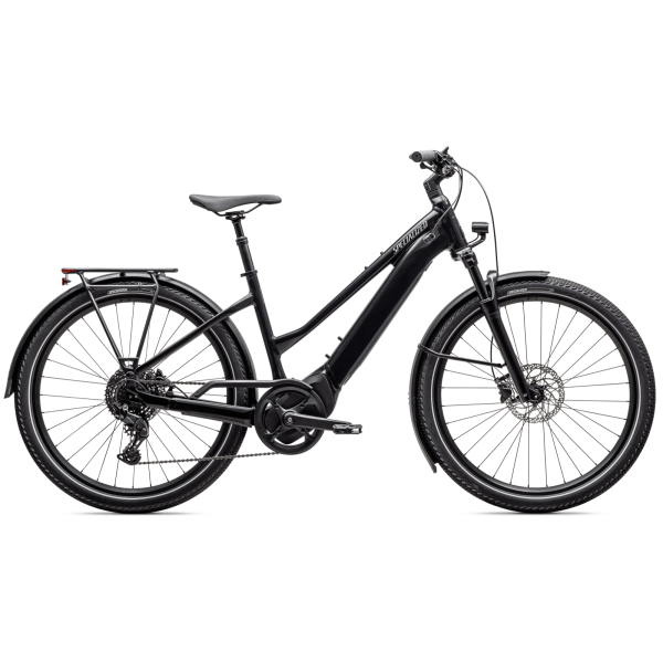Specialized Turbo Vado 4.0 Step-Through elektriratas | Gloss Castblack - Satin Silver Reflective