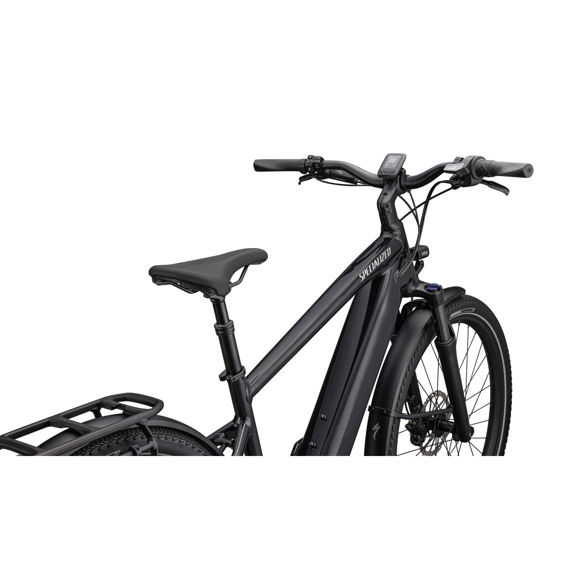 Specialized Turbo Vado 4.0 IGH elektriskais velosipēds | Gloss Castblack - Satin Silver Reflective