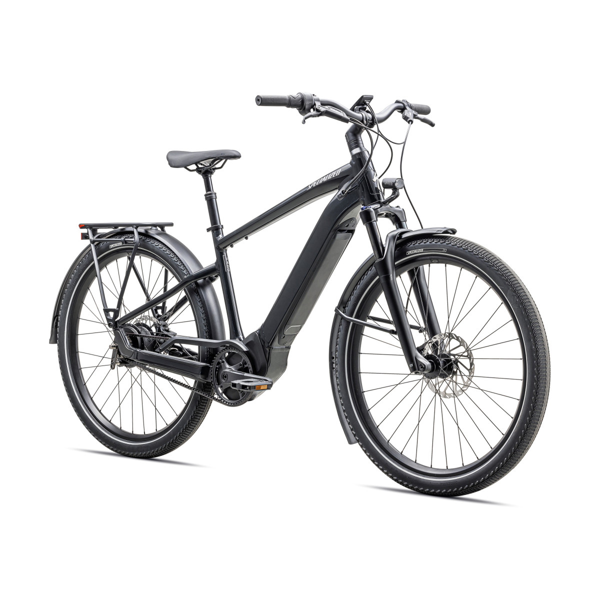 Specialized Turbo Vado 4.0 IGH elektriskais velosipēds | Gloss Castblack - Satin Silver Reflective