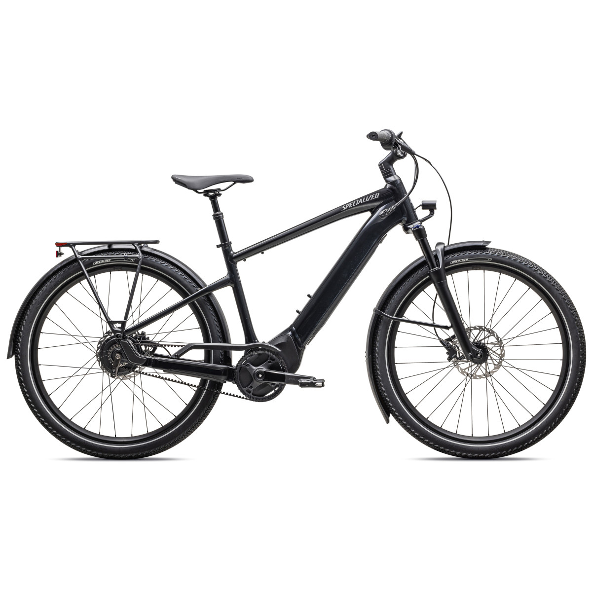 Specialized Turbo Vado 4.0 IGH elektriskais velosipēds | Gloss Castblack - Satin Silver Reflective