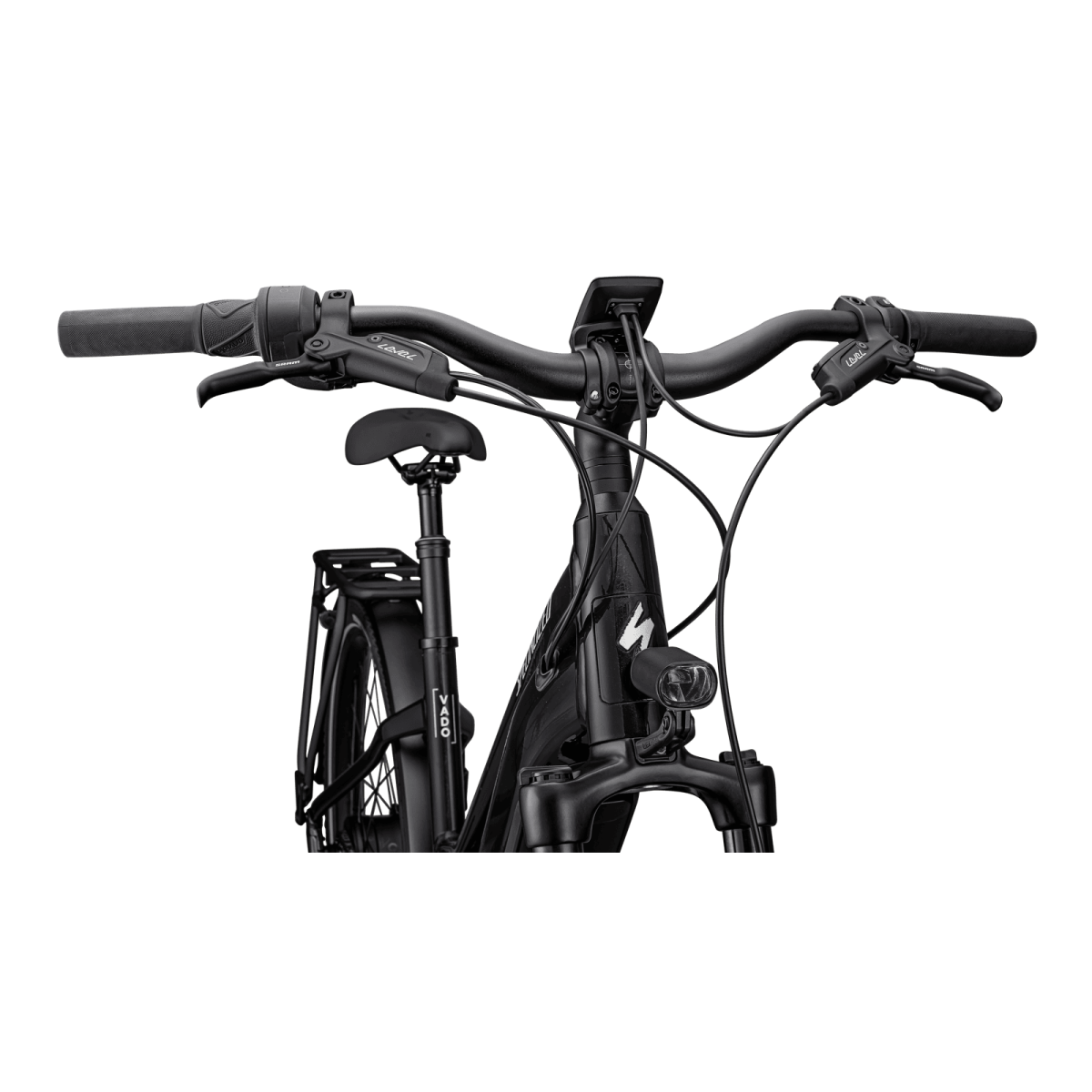Specialized Turbo Vado 4.0 IGH Step-Through elektriskais velosipēds | Gloss Castblack - Satin Silver Reflective