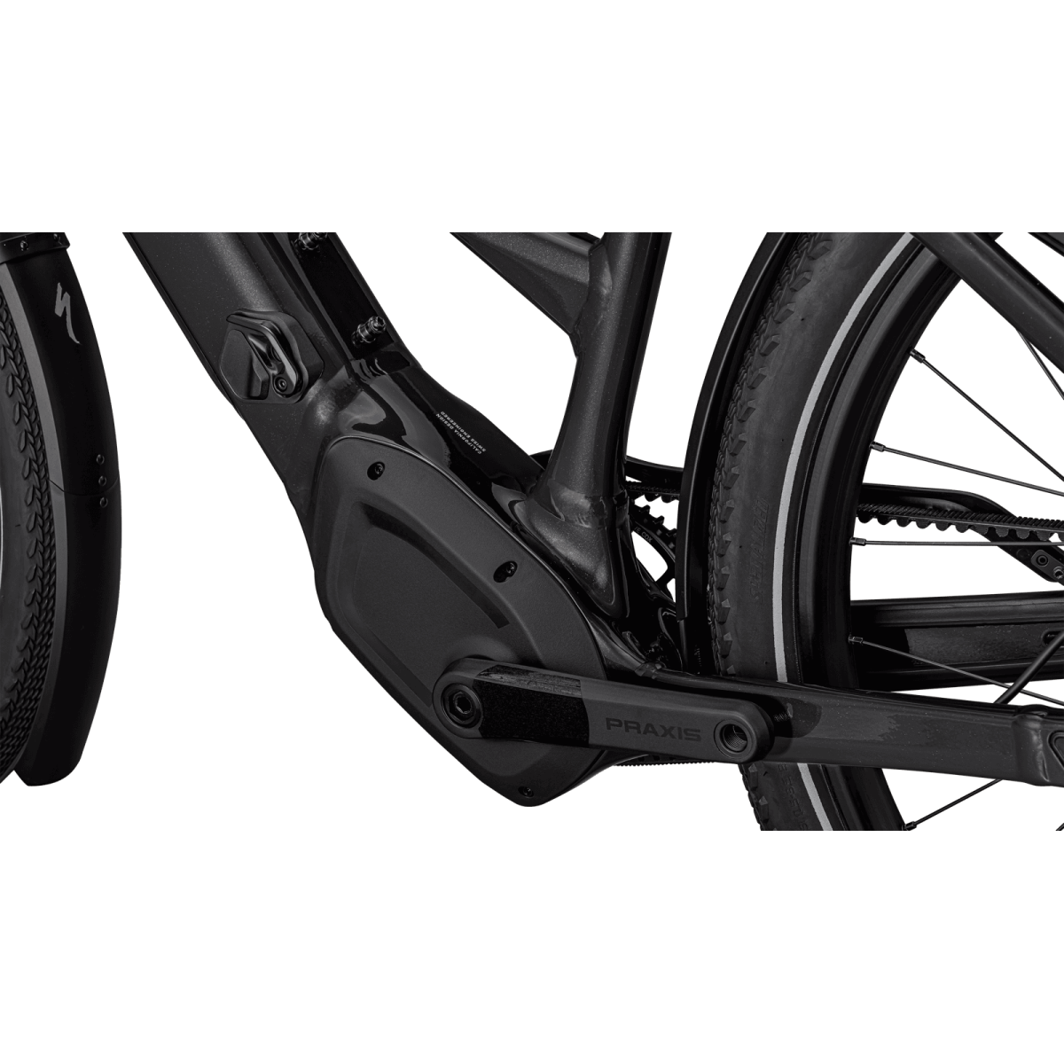 Specialized Turbo Vado 4.0 IGH Step-Through elektriskais velosipēds | Gloss Castblack - Satin Silver Reflective
