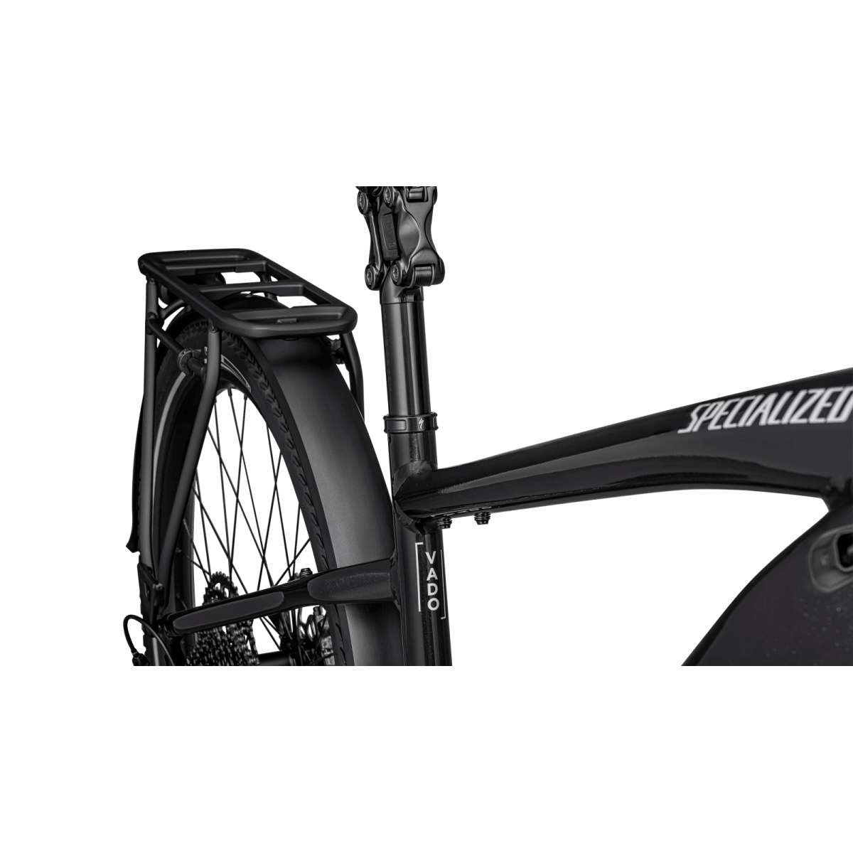 Specialized Turbo Vado 5.0 elektriskais velosipēds | Castblack - Satin Silver Reflective