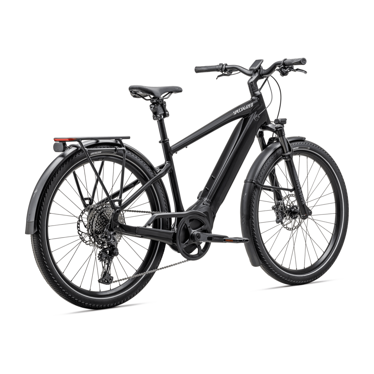 Specialized Turbo Vado 5.0 elektriskais velosipēds | Castblack - Satin Silver Reflective
