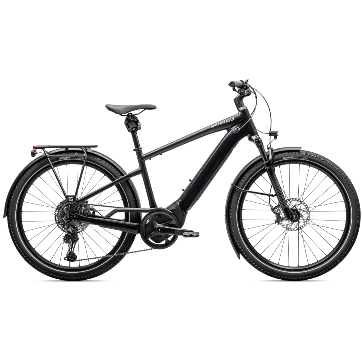 Specialized Turbo Vado 5.0 elektriskais velosipēds | Castblack - Satin Silver Reflective
