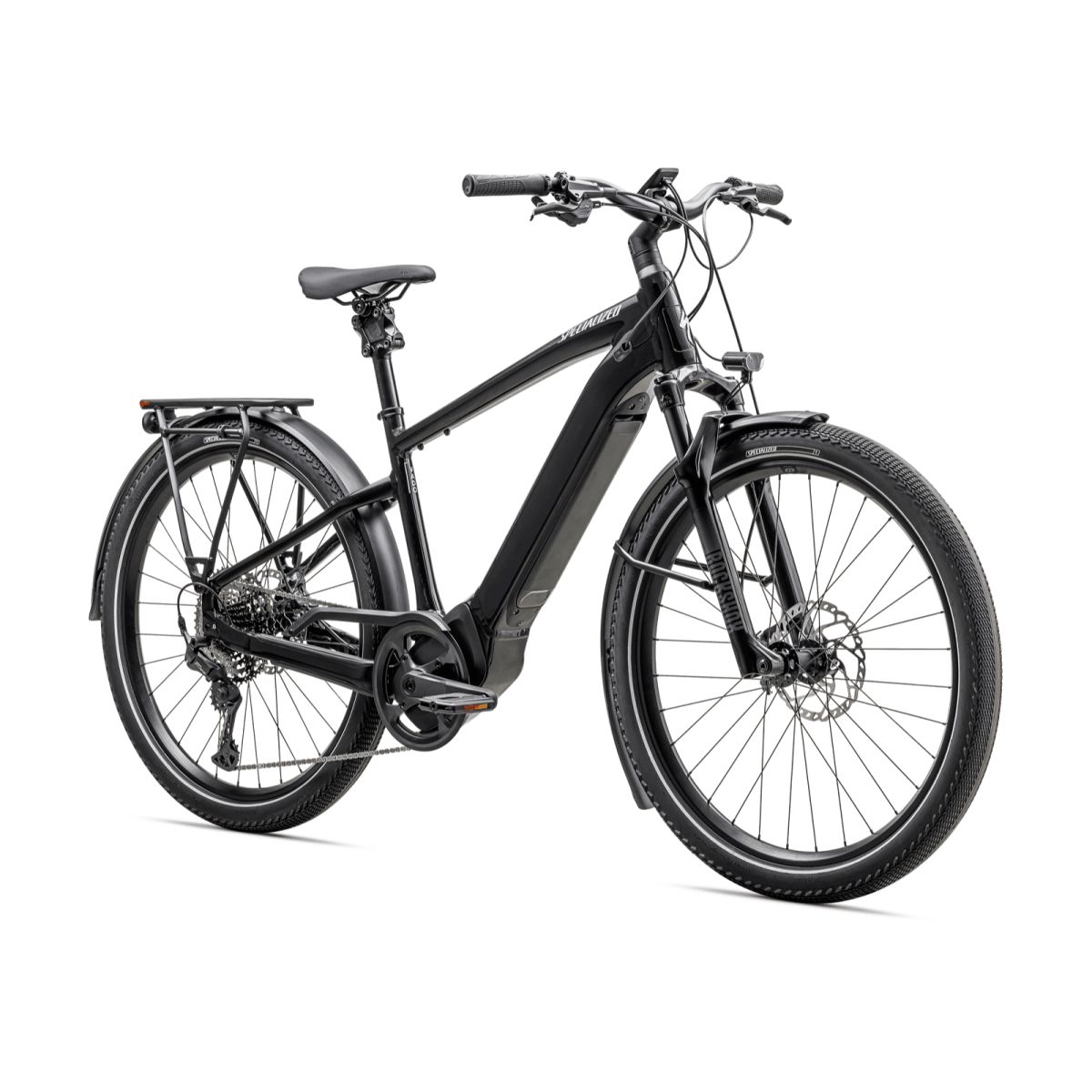Specialized Turbo Vado 5.0 elektriskais velosipēds | Castblack - Satin Silver Reflective